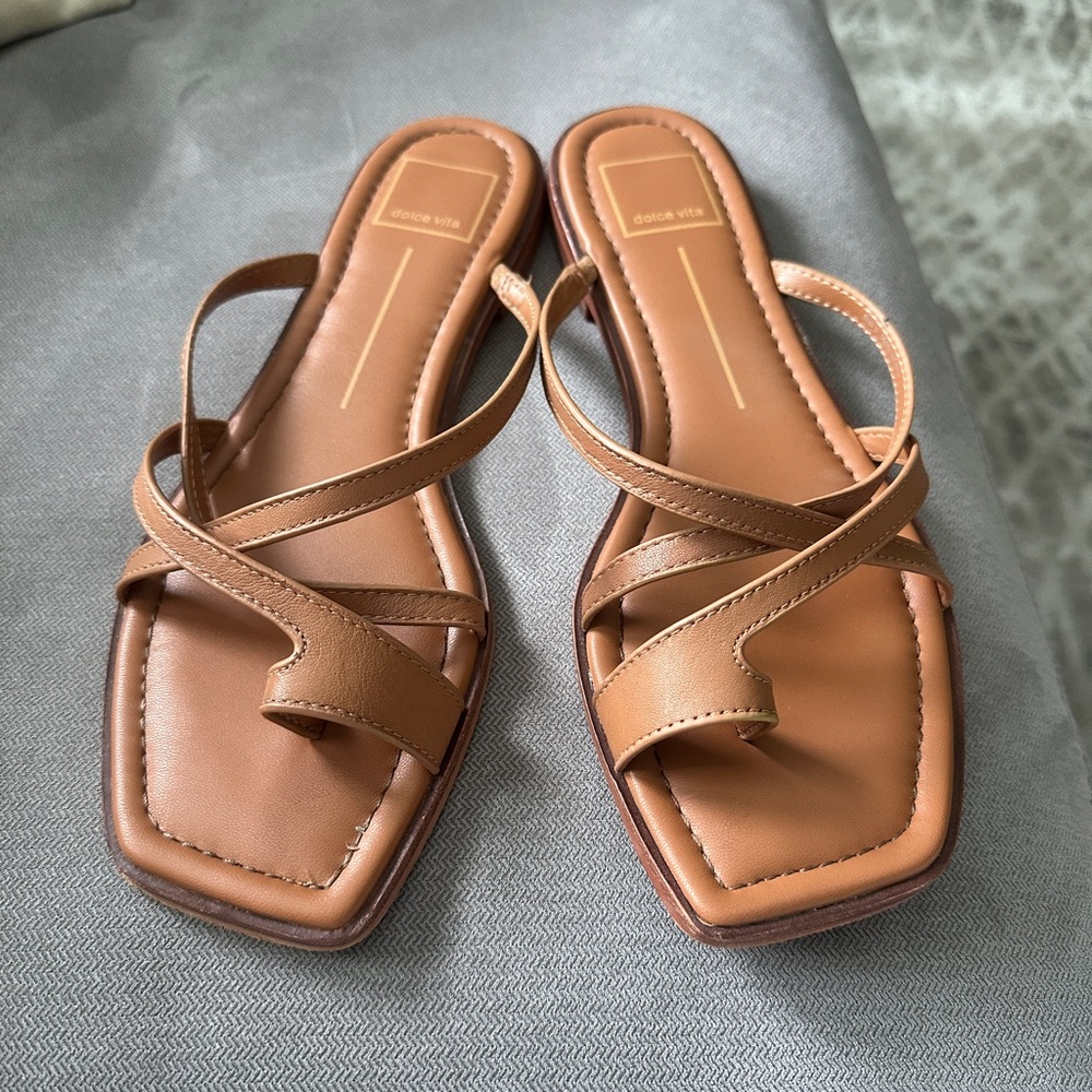 Dolce Vita Tan Strappy Sandals